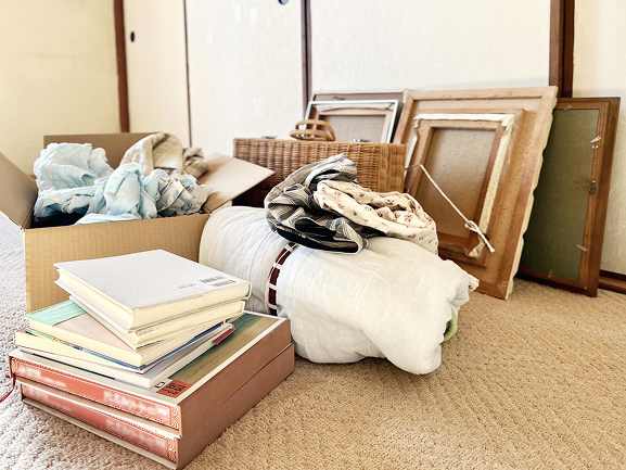 遺品整理の様子